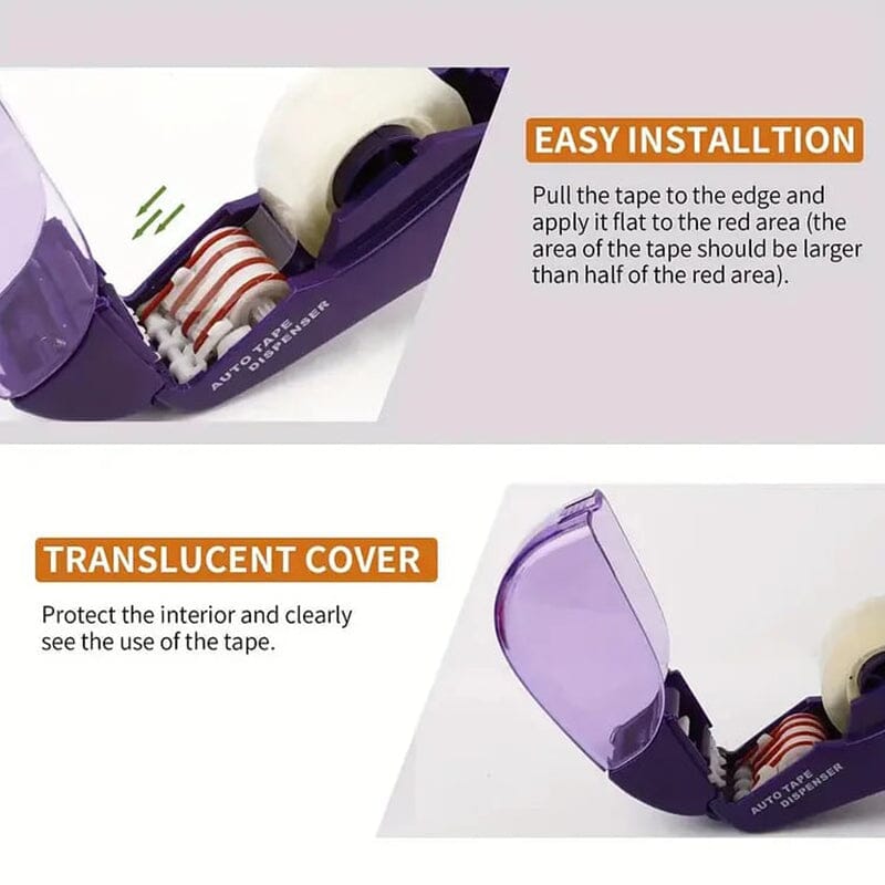 Automatisk tape dispenser, Alt-i-ett håndholdt tape kutter | Luvikno