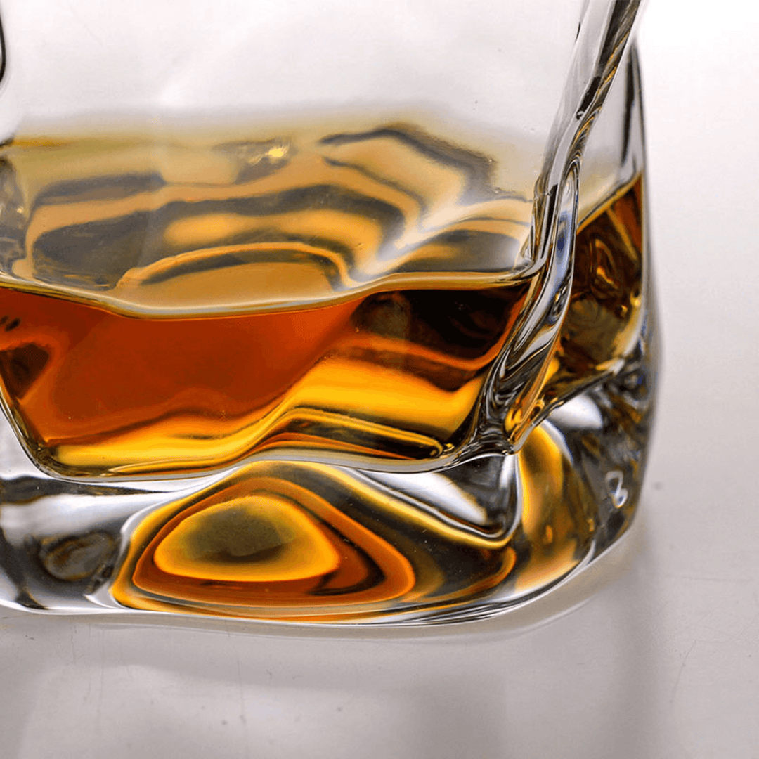 Japansk Edo Kiriko Krumpe Kropp Whisky Glass | Luvikno