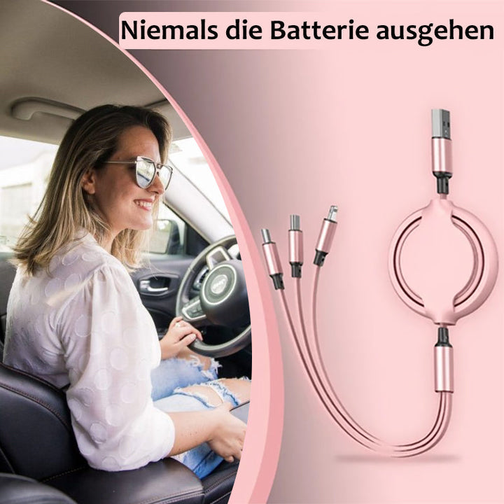 Luvikno | 3 i 1 mobil ladeledning