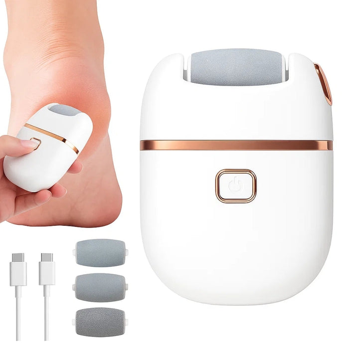 Callus Remover – Oppladbar trådløs – Leger sprukne hæler – Gjenoppretter myke, glatte føtter hjemme Luvikno