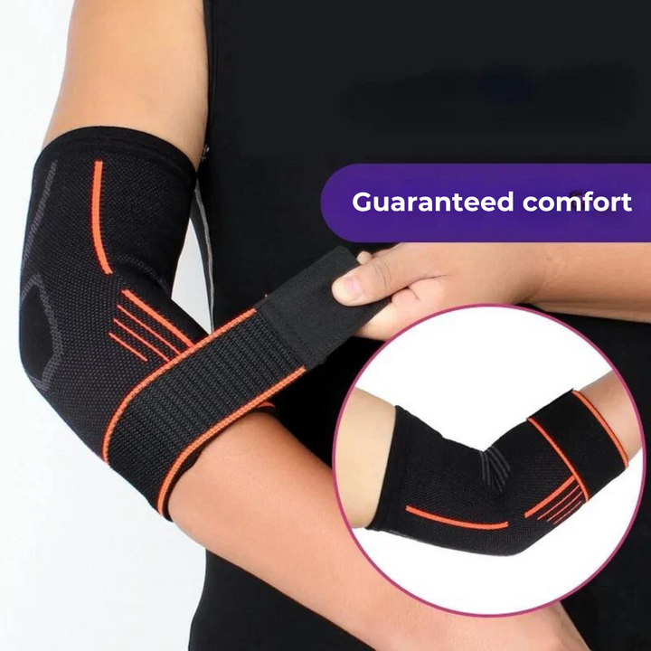 FlexiShield ortopedisk albuebeskytter | Smertelindring - Albue støtte - for senebetennelse - leddgikt - skadegjenoppretting Luvikno