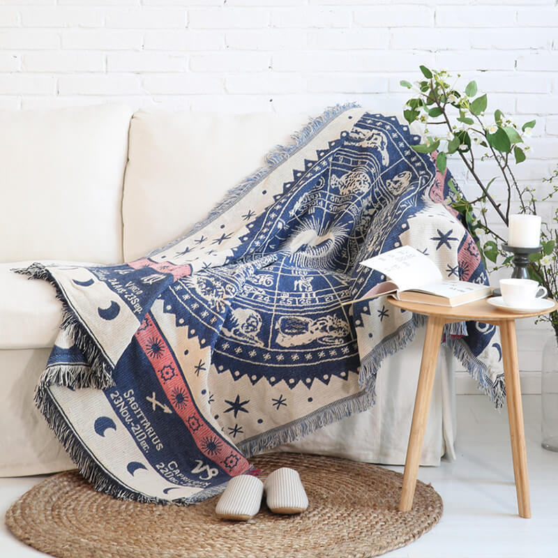 Bohemske strikkede kaster for sofasmykke | Luvikno