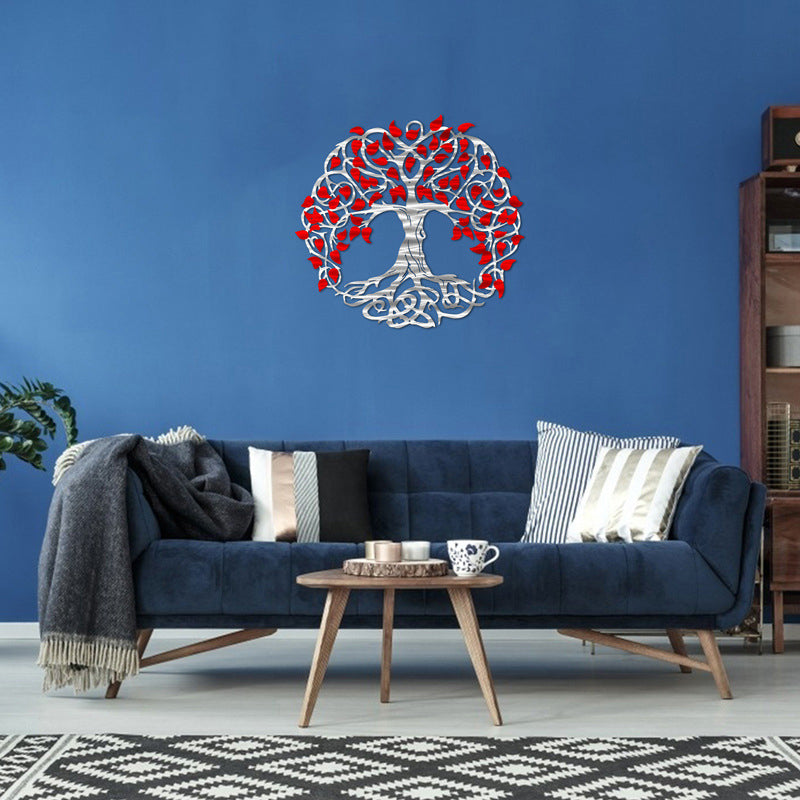 Luvikno | Livets Tre - Metall Trevegg Kunst