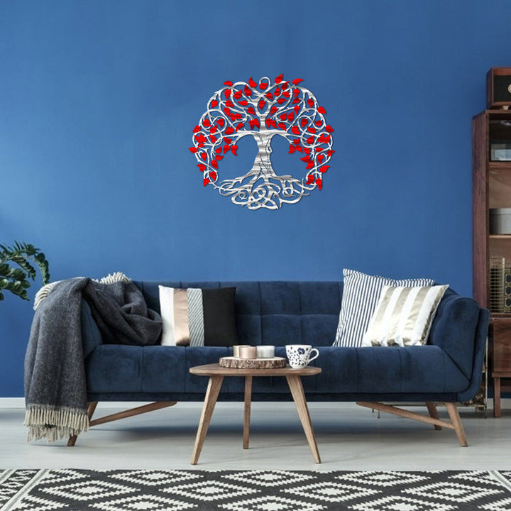 Luvikno | Livets Tre - Metall Trevegg Kunst