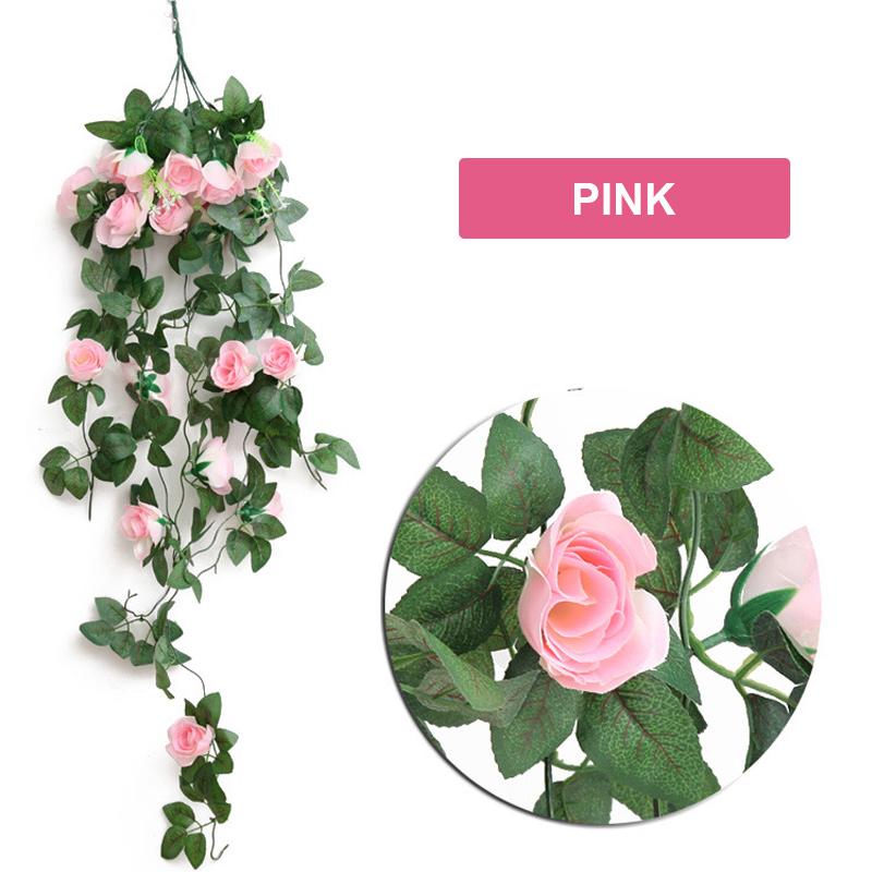 Veggd dekorasjon Hengende Blomster Vinstokk | Luvikno