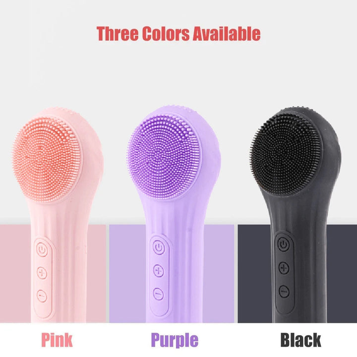 Oppladbar ansiktsrensebørste med ansiktsrensbørste Luvikno