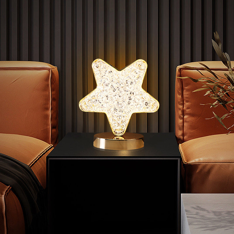 Star Moon Metal Table Lamp | Luvikno