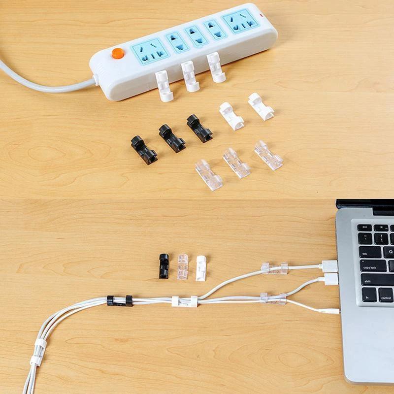 Selvheftende Wire/Kabel Klips i Plast | Luvikno