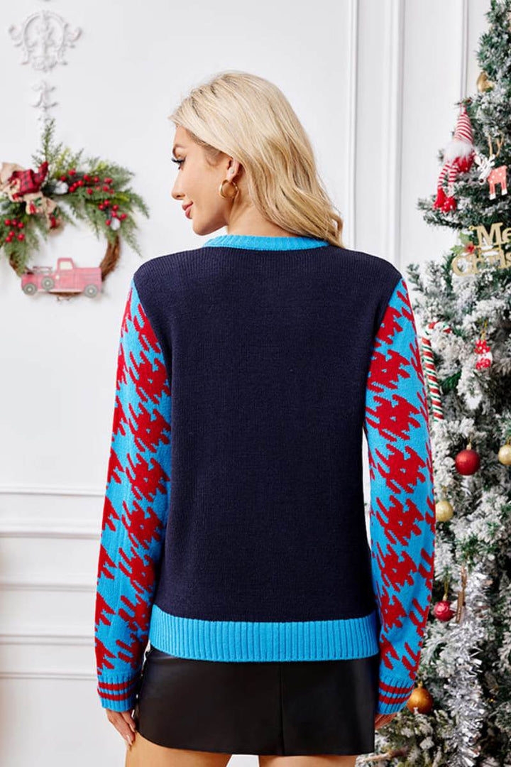 Luvik | Lette julesokker broderi maskinstrikkegenser