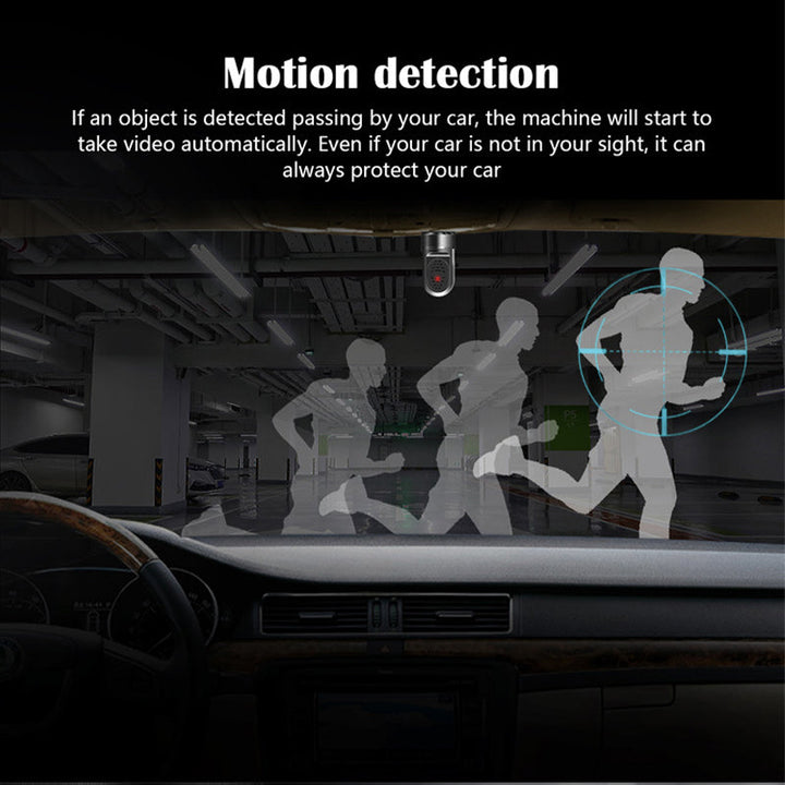 Luvikno | 1080P HD Mini ADAS Dashcam med 360° roterende funksjon