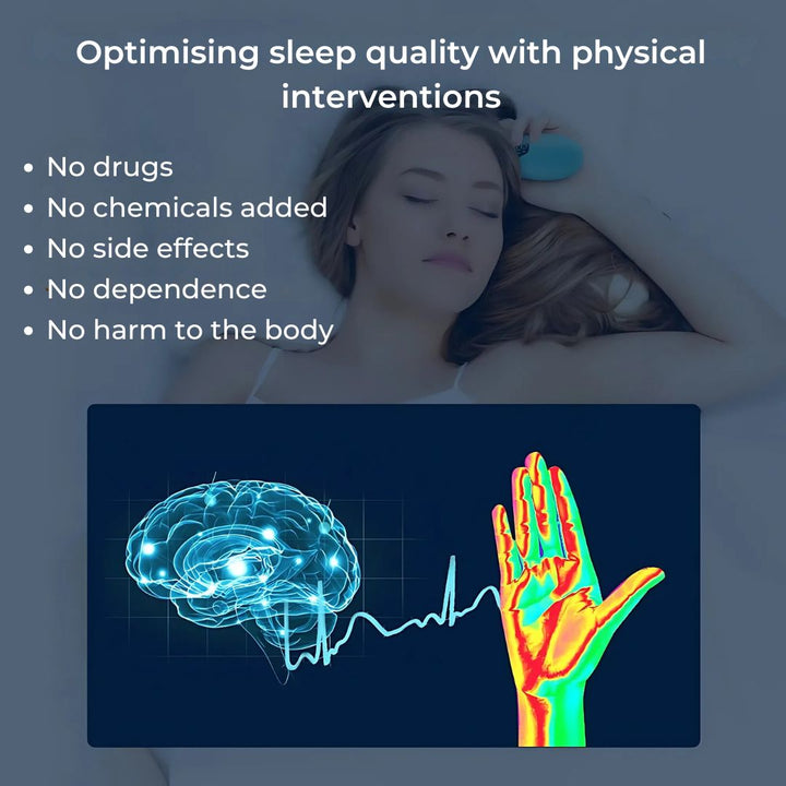 DreamEase Håndholdt Søvnhjelpsenhet | for Avslapning - Stress og Angstlindring - Insomni Hjelpenhet Luvikno