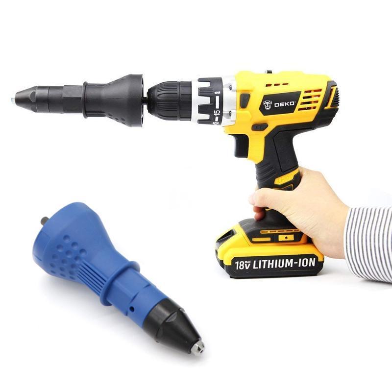Fjernbar nittpistol boradapter | Luvikno
