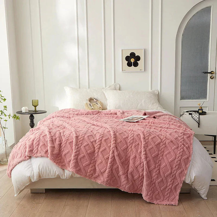 Luksus Lambswool TEppe for Soverom Luvikno