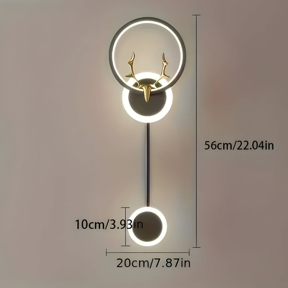 Elegant dobbelveggslys for minimalistisk og atmosfærisk belysning hjemme Luvikno