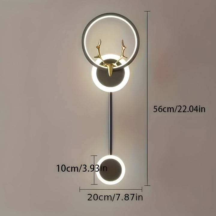 Elegant dobbelveggslys for minimalistisk og atmosfærisk belysning hjemme Luvikno