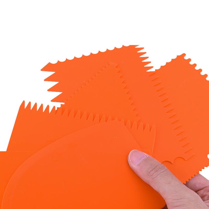 Cake Scraper Edge Decorating Set (6 PCS) | Luvikno