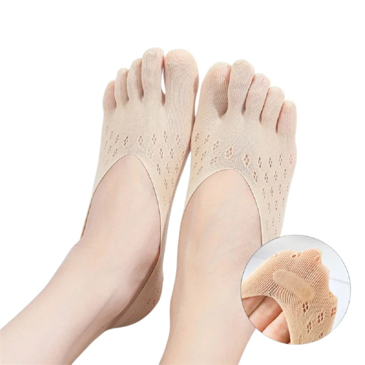 ToeAlign | Ortopediske Tå Sokker – Tå Separasjon, Fukttransporterende & Lindring for Hallux Valgus, Hammerfott & Idrettsfot Luvikno