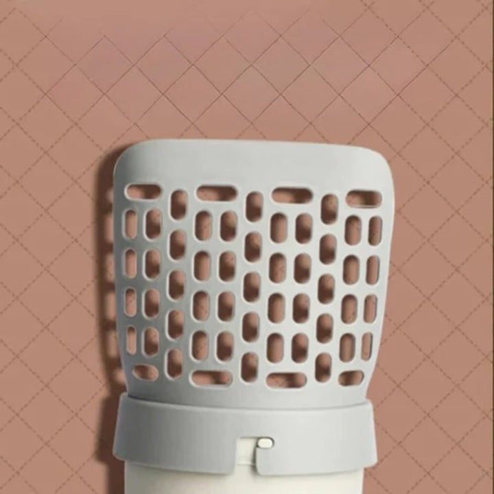 Selvrensende kattetoalett med integrert pose-dispenser Luvikno