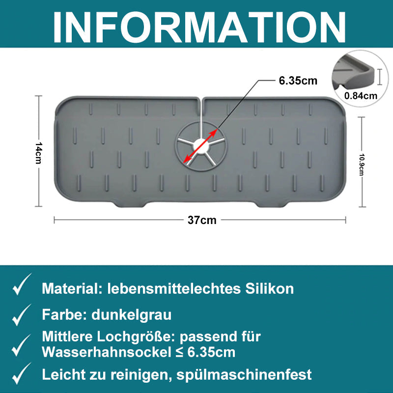 Luvikno | Silikonkran håndtak dryppfanger brett