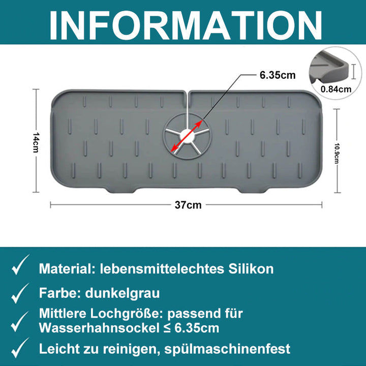 Luvikno | Silikonkran håndtak dryppfanger brett