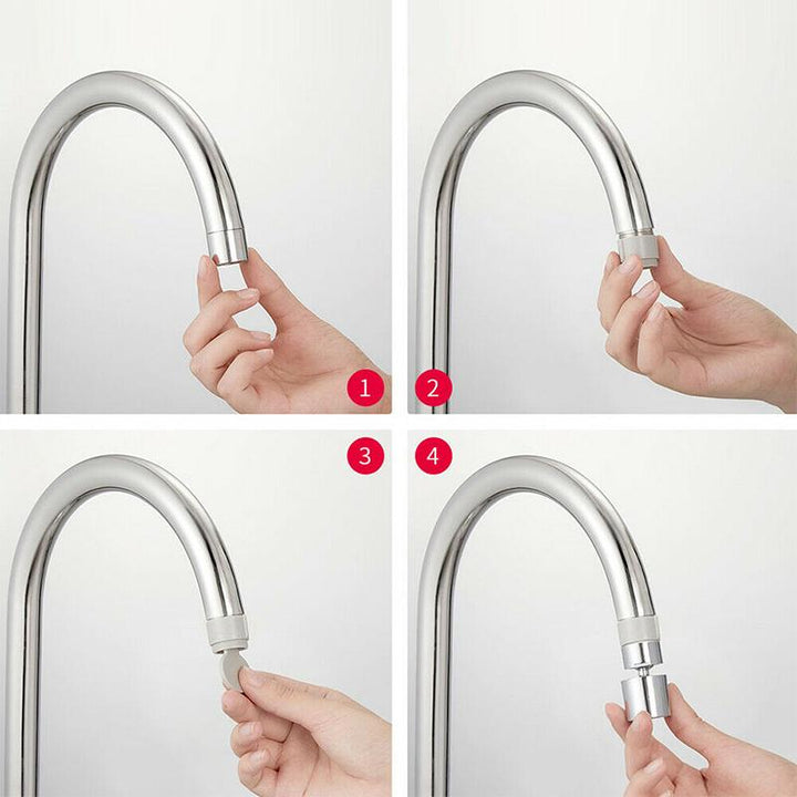 Roterbar Dual-Funksjons Bubbler Kranhode | Luvikno