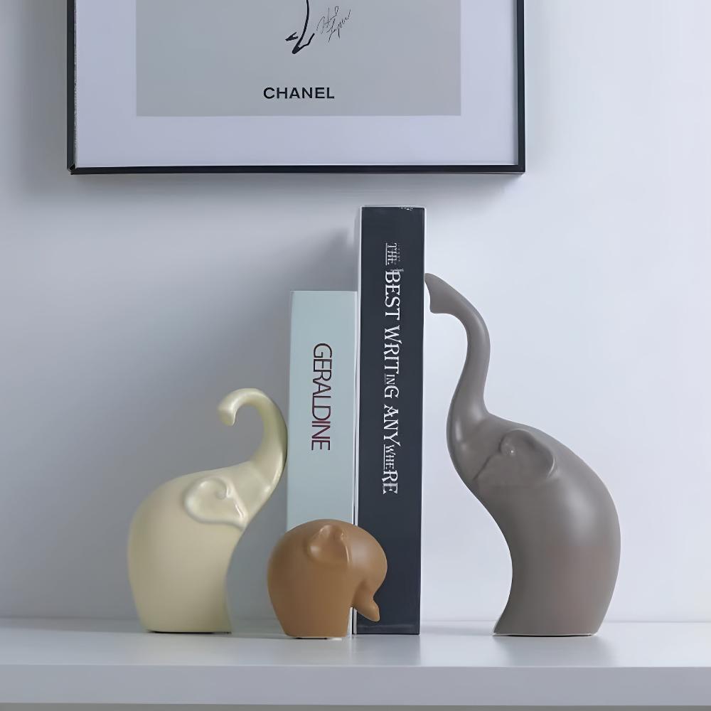 Abstrakt Hult Elefant Skulptur | Luvikno