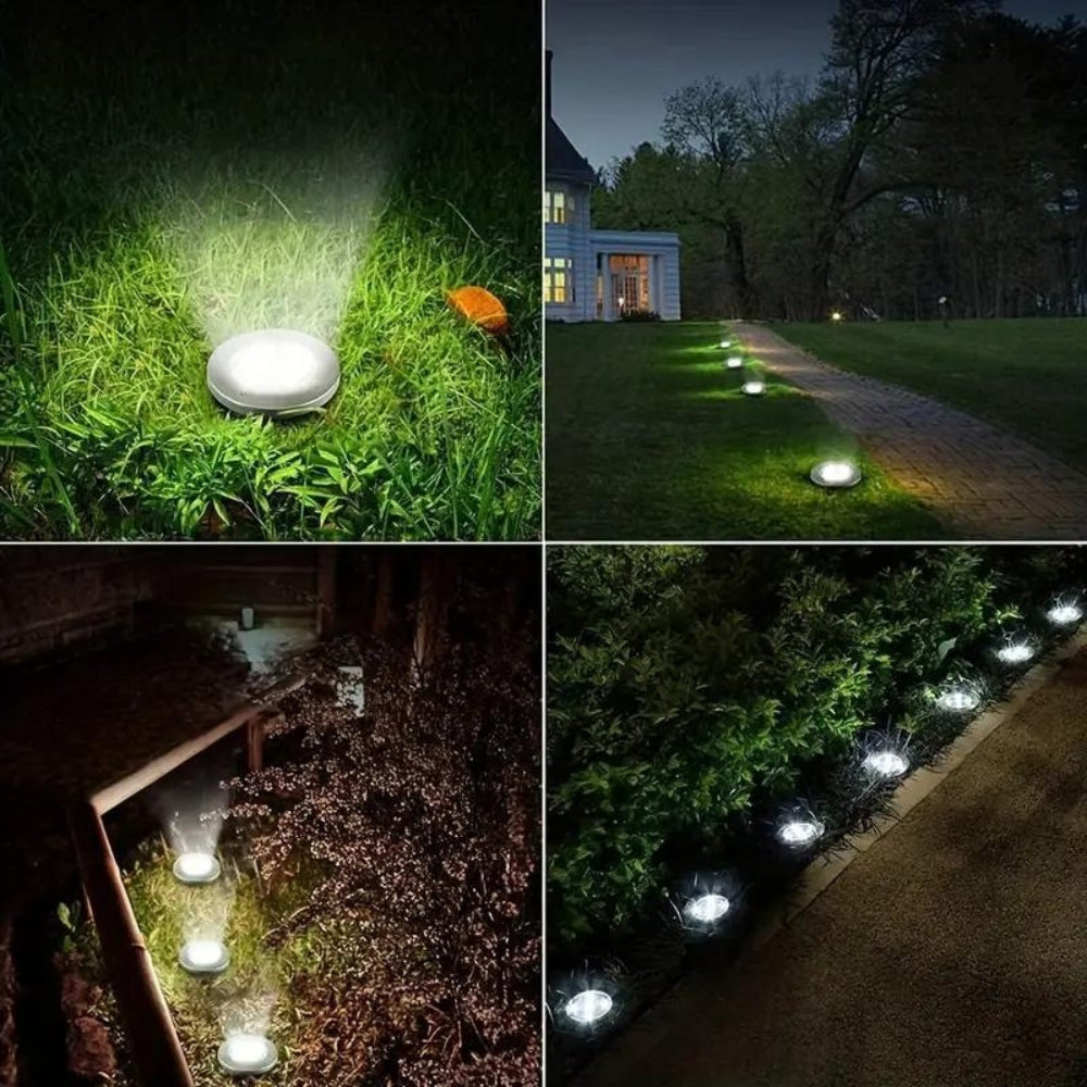 Solar Ground Lights – LED Banelys for Hage | Luvikno