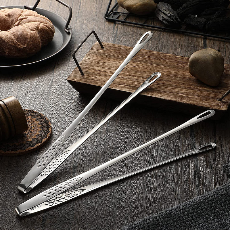 Rustfritt Stål Grill Tenger | Luvikno