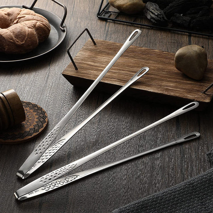 Rustfritt Stål Grill Tenger | Luvikno
