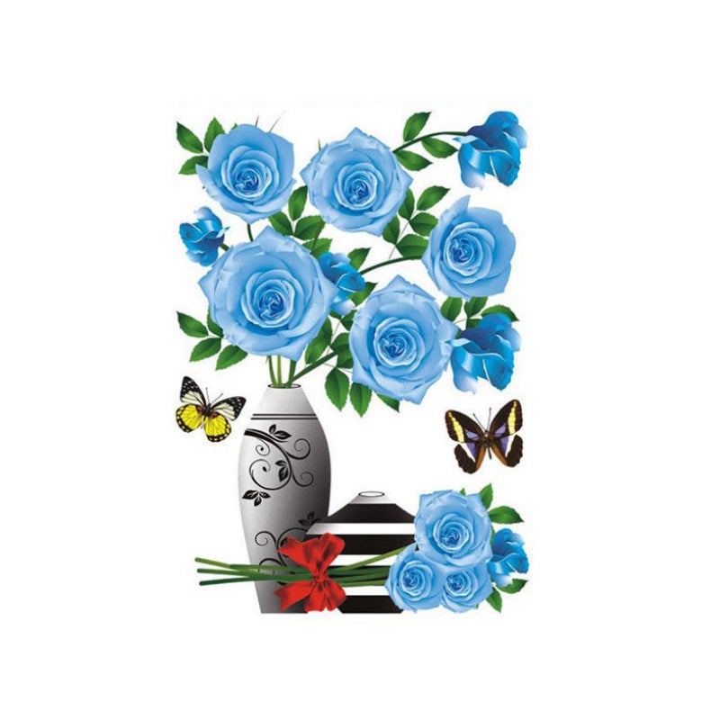 DIY Plantevase 3D Stereo Klistremerker Selvklebende | Luvikno