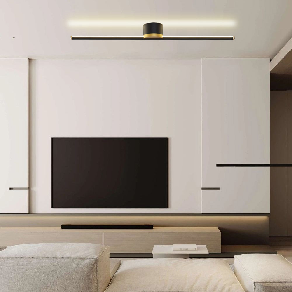 LED Taklampe Slim Moderne Linær Armatur Luvikno