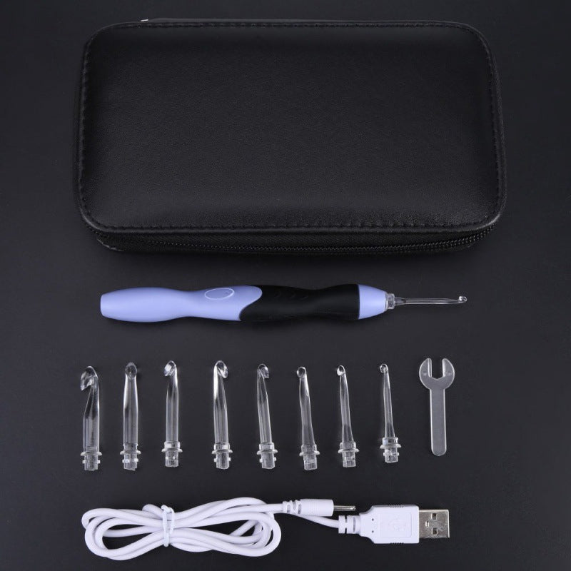 9-i-1 LED opplyst heklesystem | luvikno