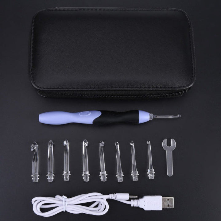 9-i-1 LED opplyst heklesystem | luvikno
