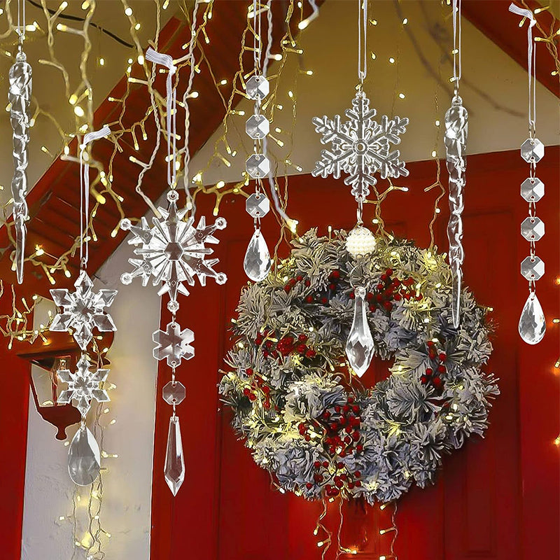 Crystal Christmas Snowflake Decoration | Luvikno