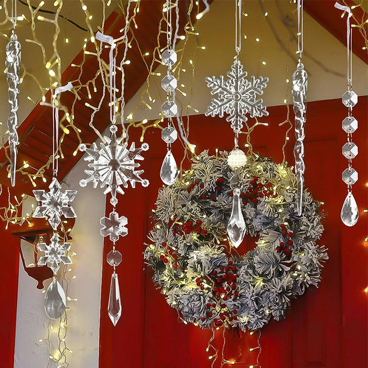 Crystal Christmas Snowflake Decoration | Luvikno