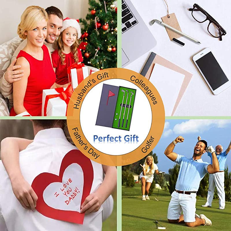 Golfgave med putting green Luvikno