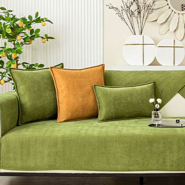 Herringbone Chenille Stoff Møbelbeskytter Sofatrekk | Luvikno