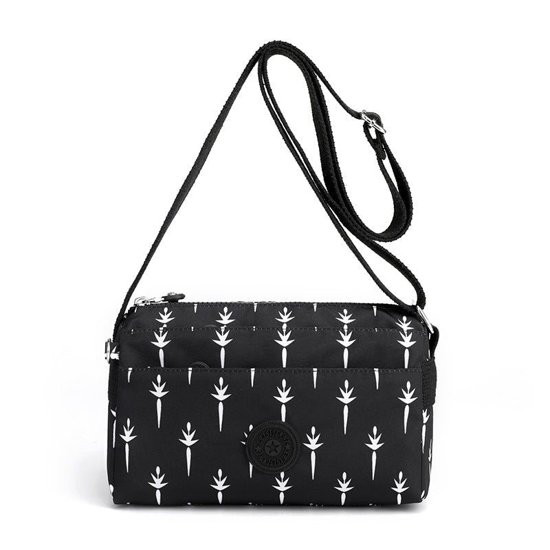 Kvinnenes Casual Multi-lags Fashionable Enkel Skulderveske Laget av Nylon | Luvikno