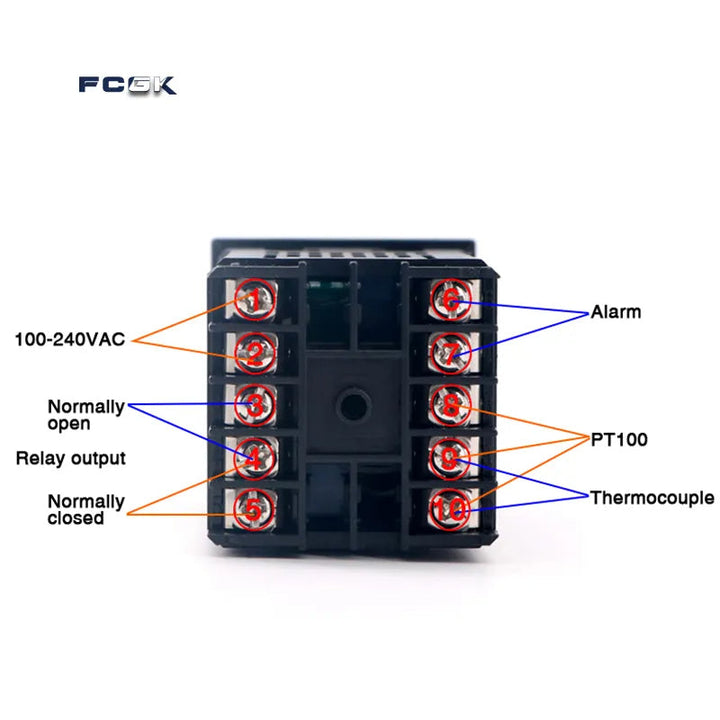 REX-C100 SSR Utgangstermostat Digital Timer | Luvikno