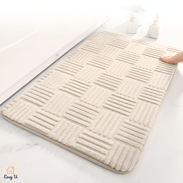 Luvikno | Vivid Grid Absorberende Bade Matte