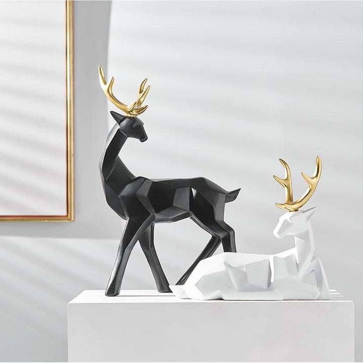 Geometrisk Hjort Utstillingsfigurine | Luvikno