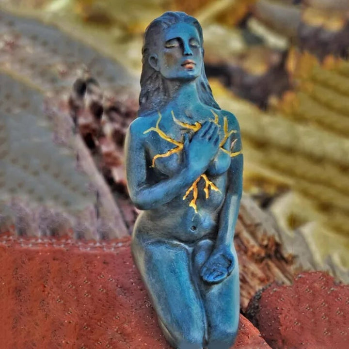 Resin figur "Gudsinnen for helbredelse" | Luvikno