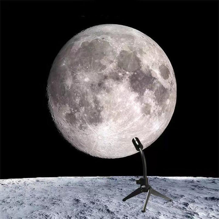 Moon Earth Projection LED Lampe | Luvikno