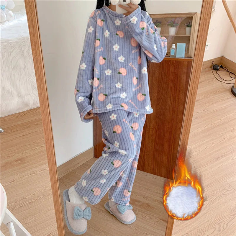 Luvik | Fleece Mukavuus Pyjama - Söpsö, Lämmin ja Mukava 7 Trendikkäässä Vaihtoehdossa