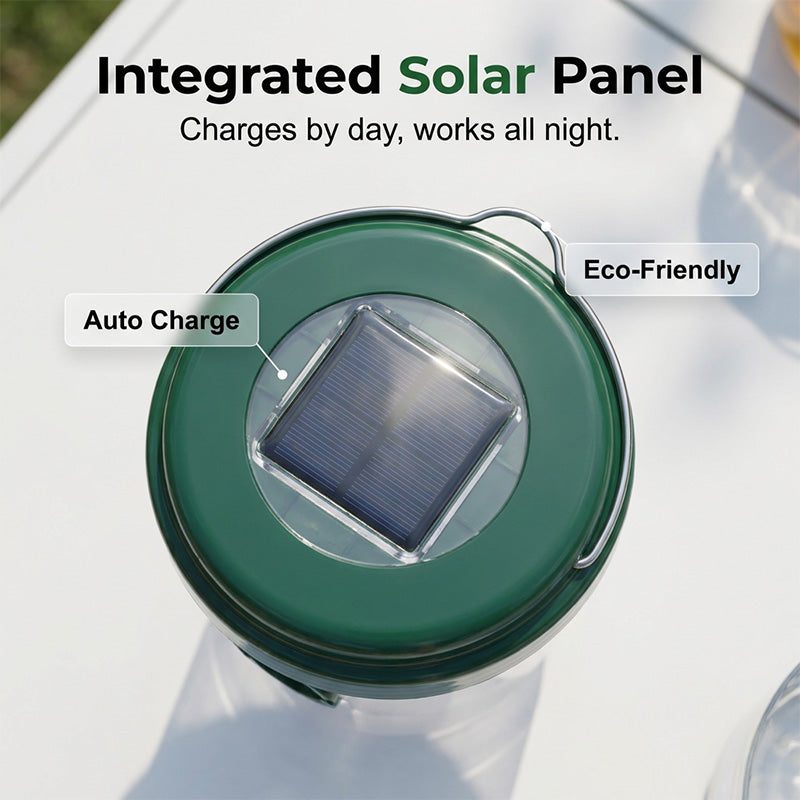 Solar drevet veps felle med LED lokk | Luvikno