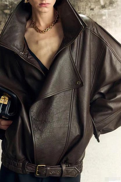 Luvik | Aidosti Nahkainen Moottoripyörätakki