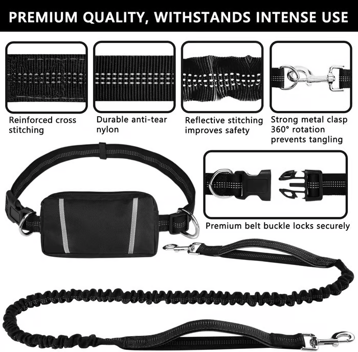 FlowLeash — Opplev myk kontroll og avslappede turer uten rykk! | Luvikno