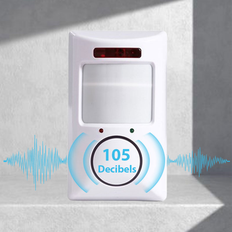 SecureGuard – Avbrudd intrusjonsforsøk umiddelbart med en høy 105dB sirenealarm Luvikno