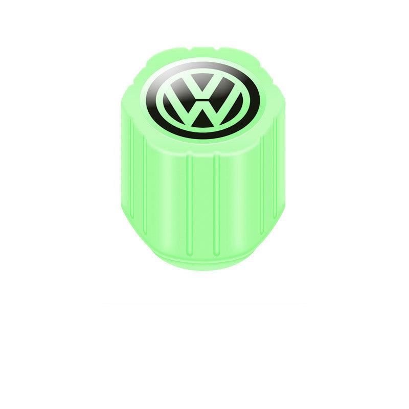 20-Pack Neon Green Glow Dekkventilkapsler – Ingen batteri nødvendig, Universal passform Luvikno