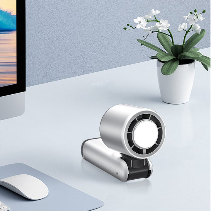 Folding Mini Håndholdt Høyhastighets USB Oppladbar Turbo Vifte | Luvikno